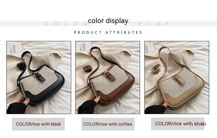 Texture Shoulder Cross Square Crossbody Bag