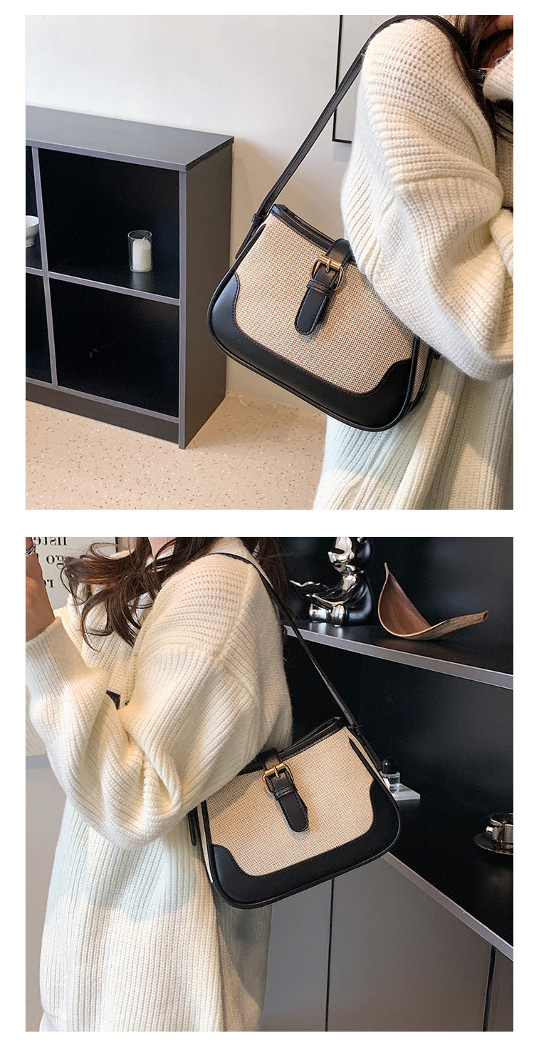 Texture Shoulder Cross Square Crossbody Bag