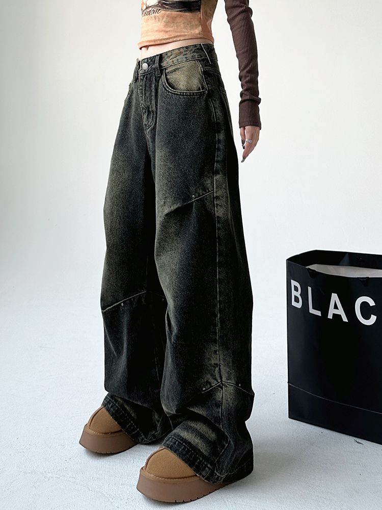 Wide Leg Pants Loose High Waist Trousers For Women