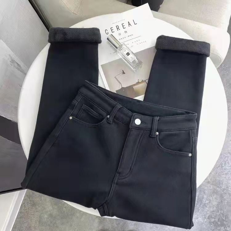 Loose High Waist Winter New Thickened Outerwear Pants