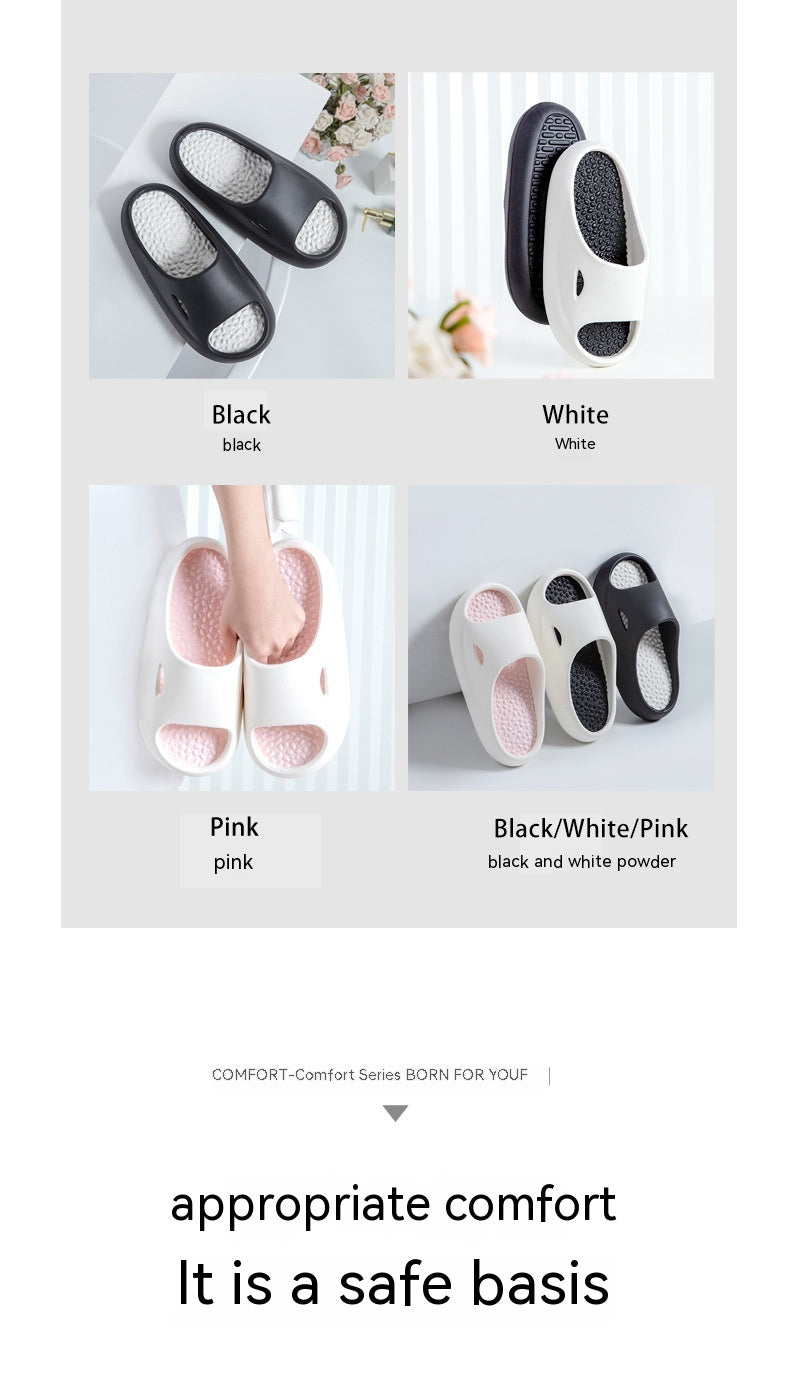 Couple Summer Outdoor Wear Thick Bottom Shit Feeling Home Slippers