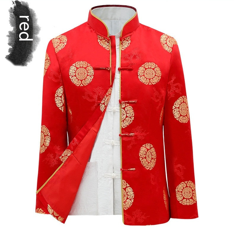 Couple Tang Suit Men's Middle-aged And Elderly Jacket