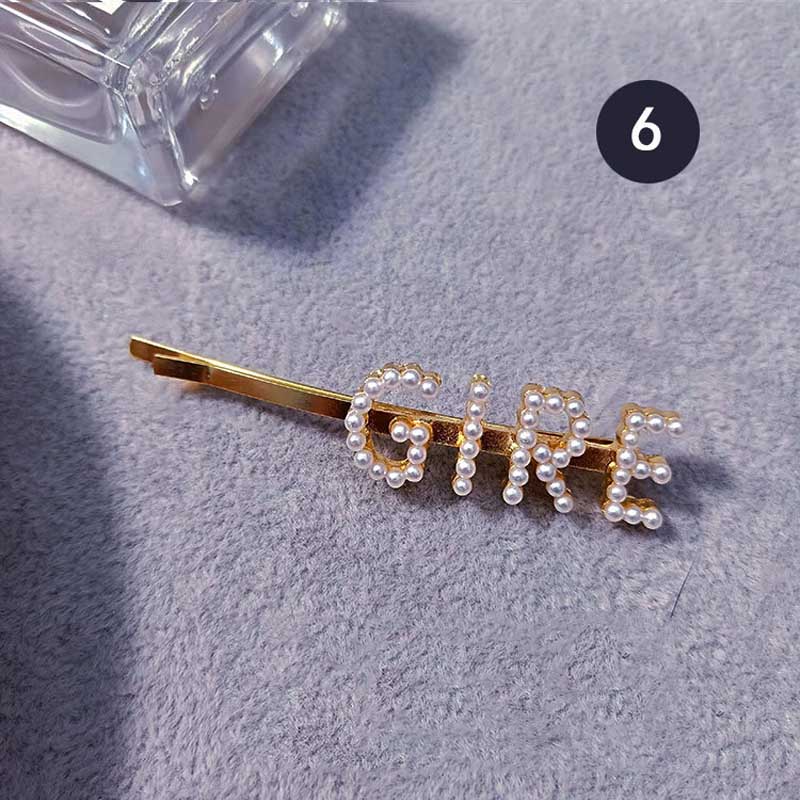 Simple Pearl Hairpin Headdress