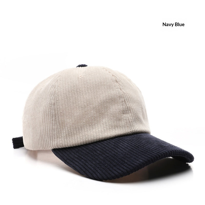 Women's Outdoor Solid Color Patchwork Baseball Cap