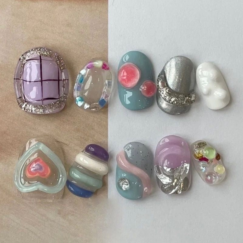 New Detachable Advanced Cute Heavy Industry Pure Desire Wind Student Best-selling Nail Beauty