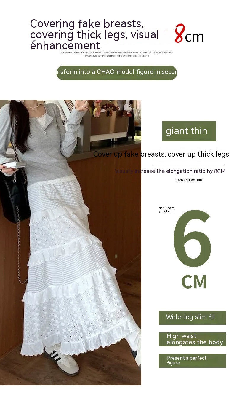 High Waist Small White Skirt