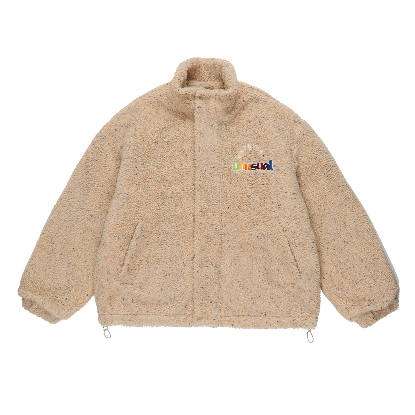 American Lambswool Stand-up Collar Cotton-padded Coat Winter Delivery Men's Loose