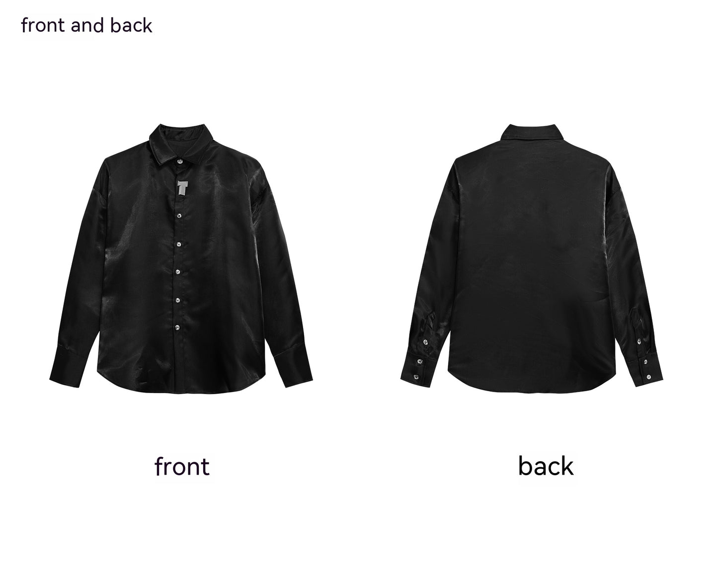 Padded Shoulder White Shirt Metal Embellished Loose High-grade Cardigan Jacket