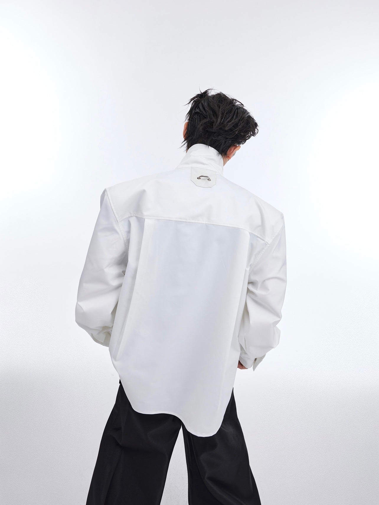 Embellished Loose Solid Color Cardigan Coat