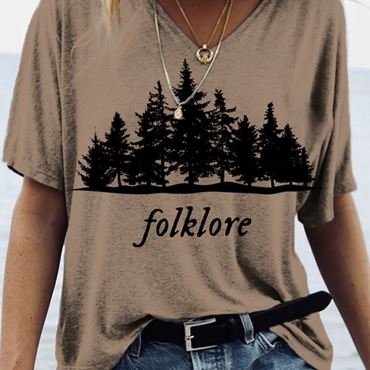 Women's Fashion 3D Printed T-shirt