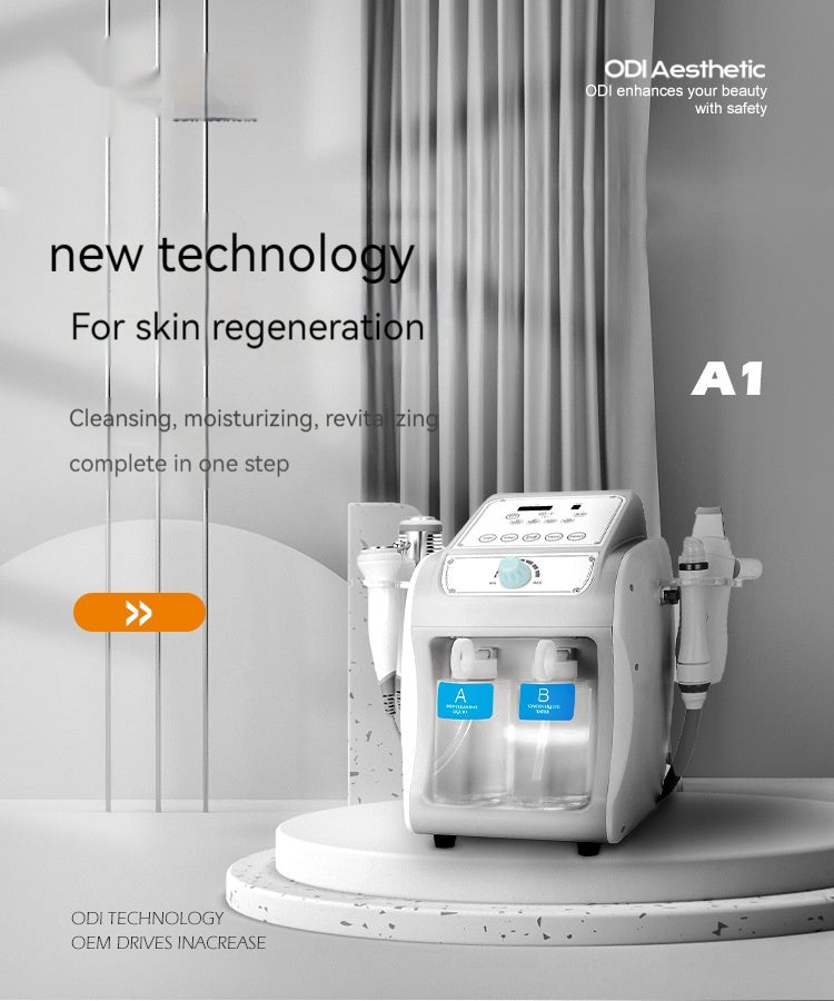 Oxygen Injection Moisturizing Blackhead Exfoliating Face Wash Beauty Six-in-one Skin Management Instrument