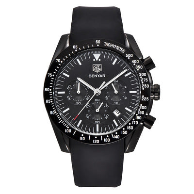 Waterproof men's quartz watch