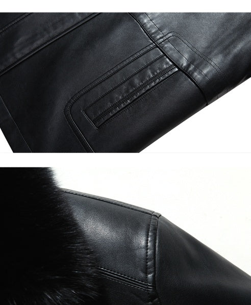 Men's Middle-aged And Old-age Knickers With Medium And Long Fur