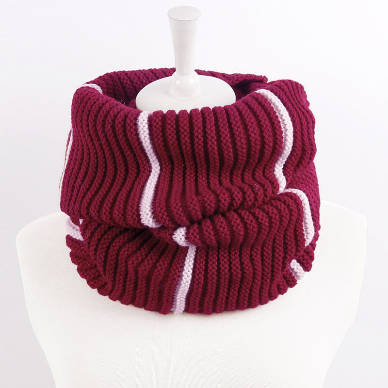 Men's and Women's WarmStripe Woolen Collar