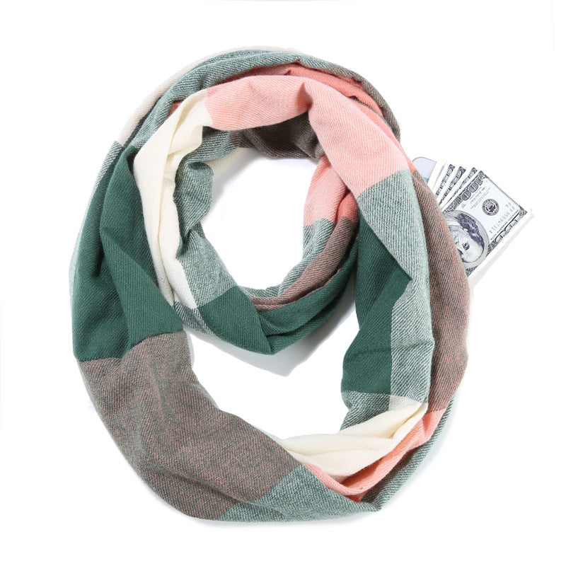 Cashmere bib invisible zipper