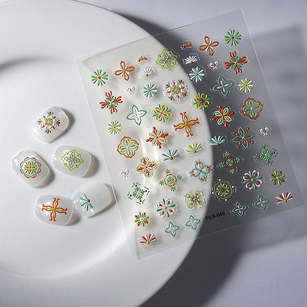 Craft Three-dimensional Nail Sticker Relief