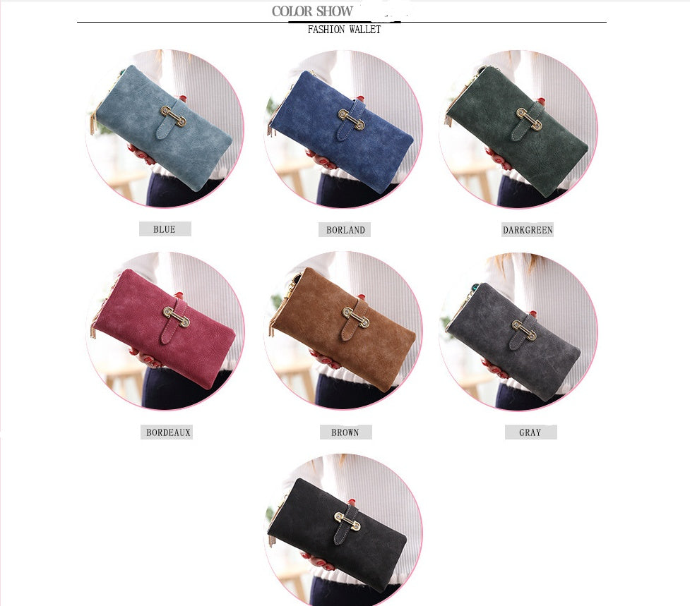 Scrub ladies multi-function coin purse tassel pendant wallet ladies wallet