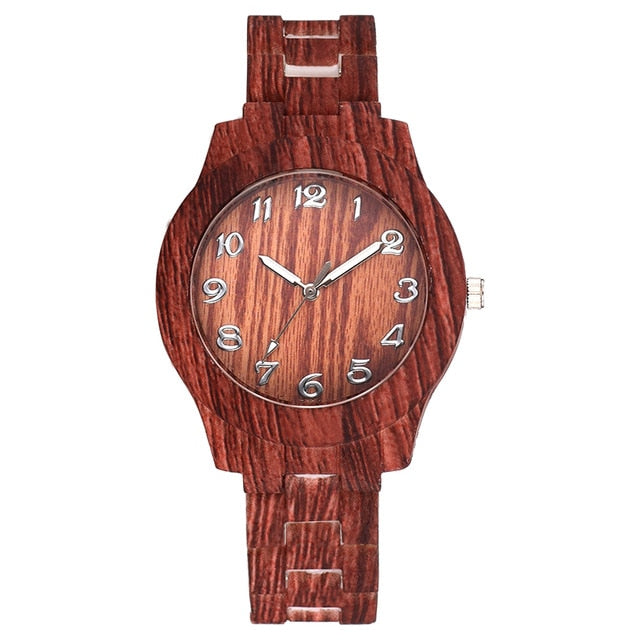 New imitation wood shell coconut shell watch