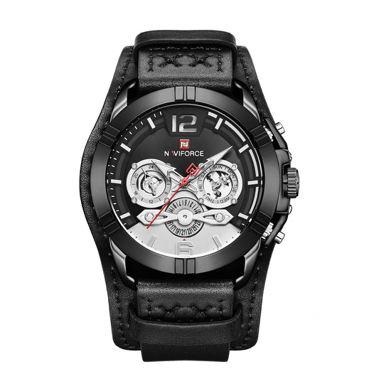 Waterproof sports quartz watch