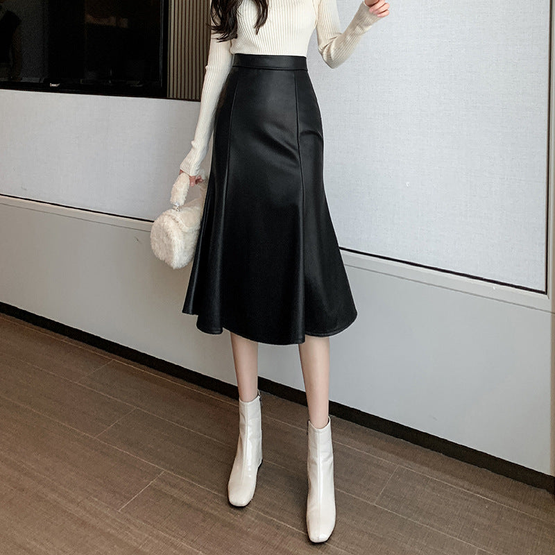 Fishtail Spandex Skirt For Women High Waist Petite Slimming