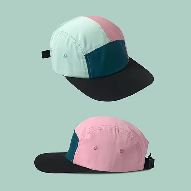 Summer Color Matching Five-piece Hat Quick-drying Sun Hat