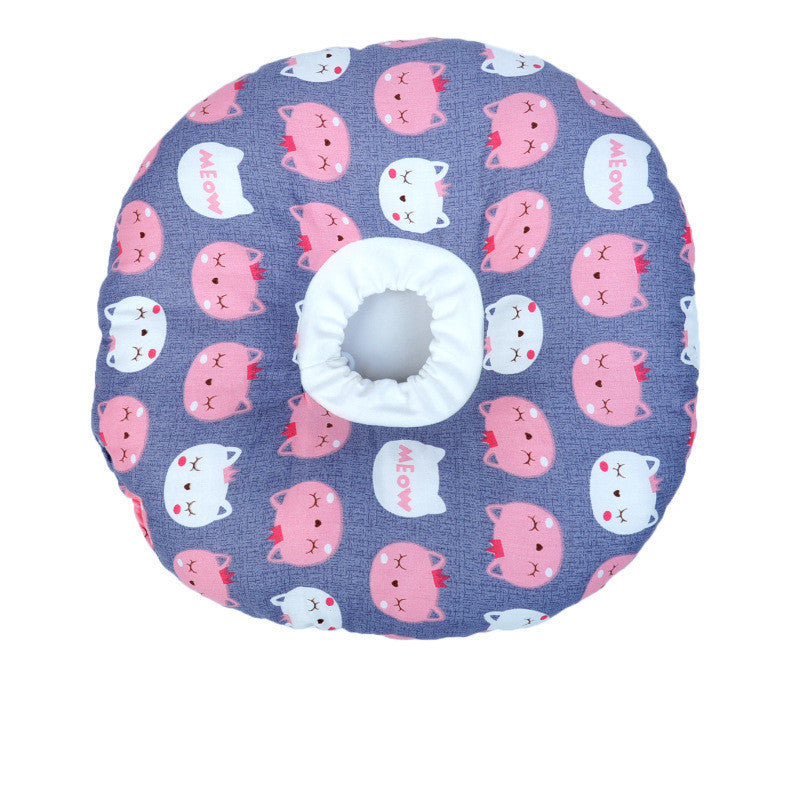 Pet Elizabethan sponge protective headgear collar