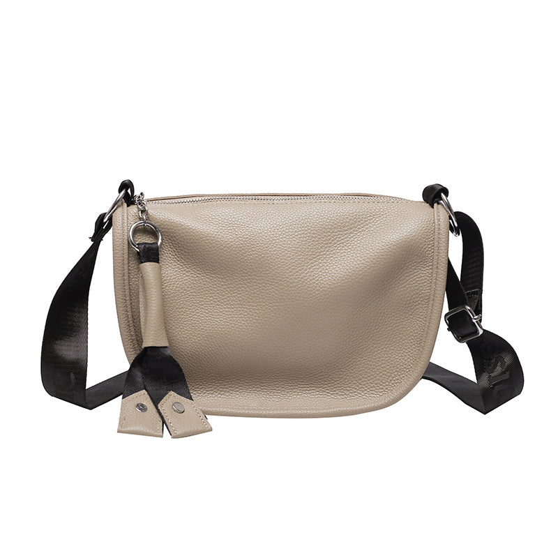 Head Layer Cow Leather Large Capacity Messenger Bag