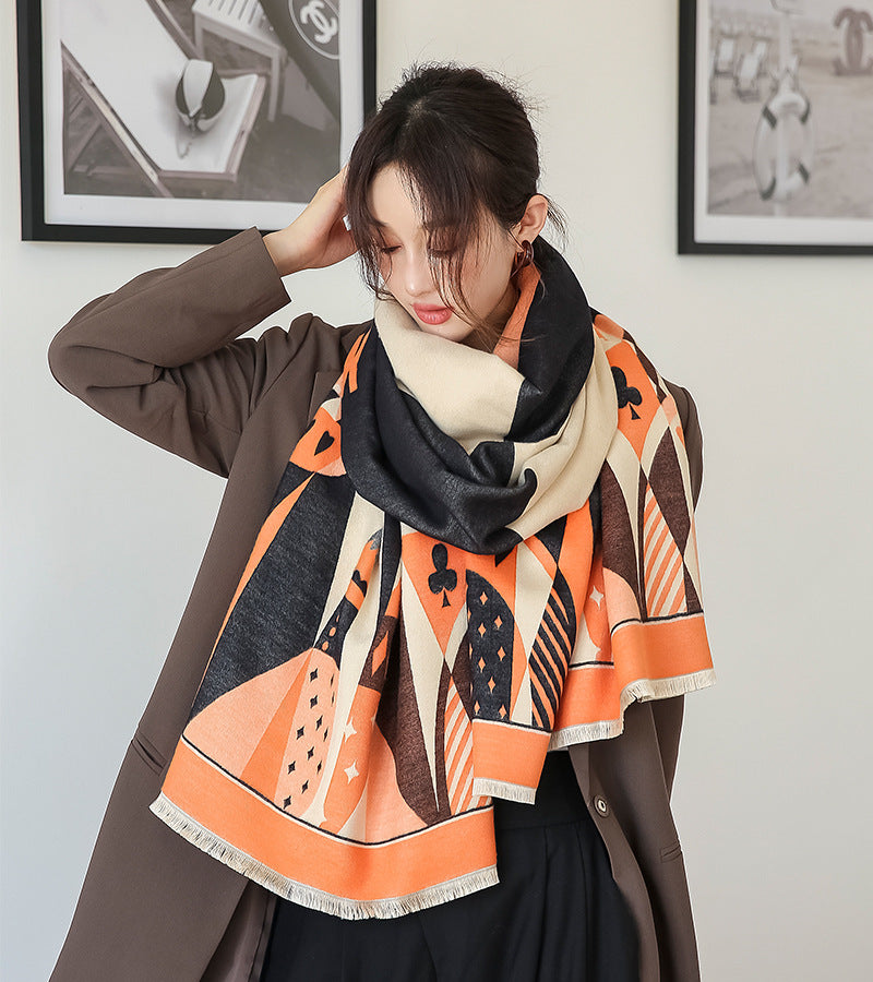 Women's Double Face Cashmere Scarf