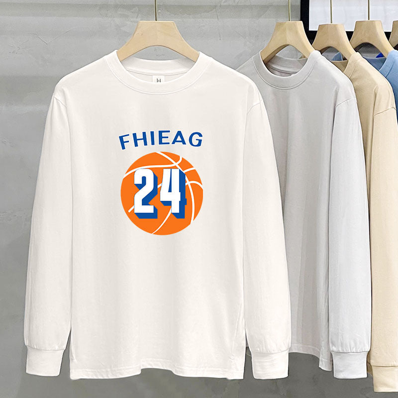 230g Heavy Cotton Long-sleeved T-shirt For Women