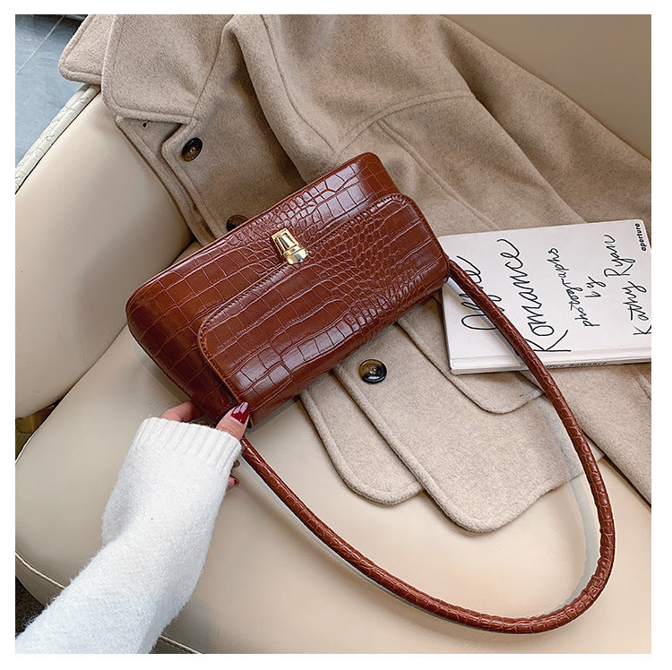 portable One-shoulder small square bag