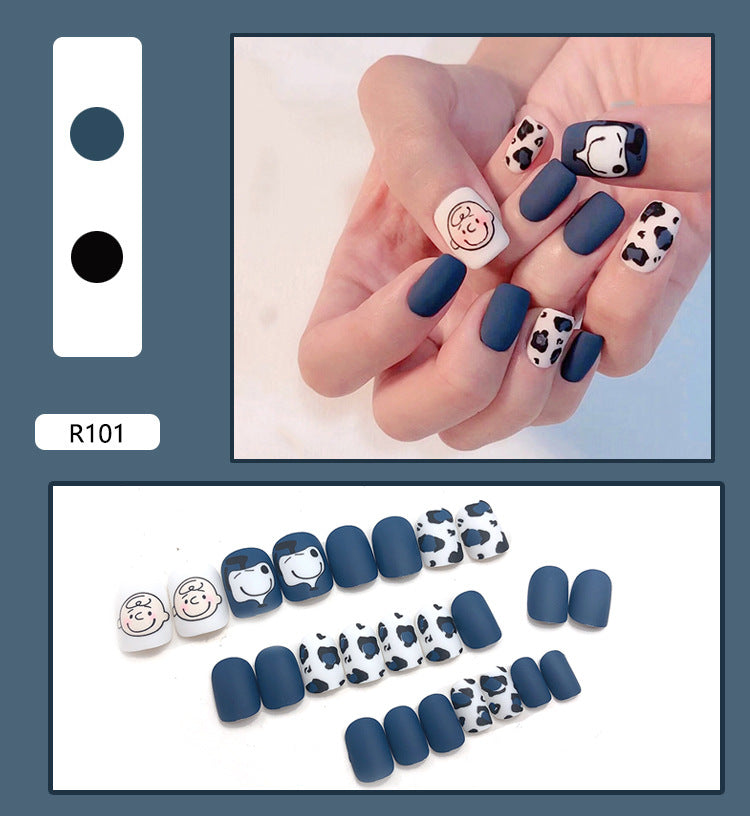 Wearable fake nail patch