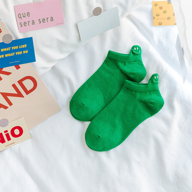 Women's embroidered ear socks