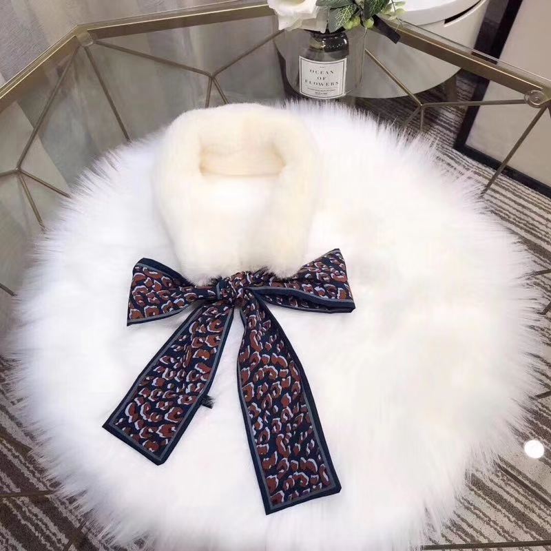 Wild imitation rabbit fur Korean version fur collar small scarf