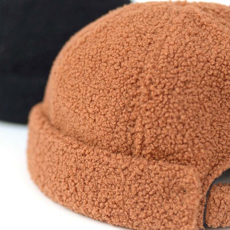Japanese Retro Hat Men's  Lamb Wool Korean Version Tide Beret