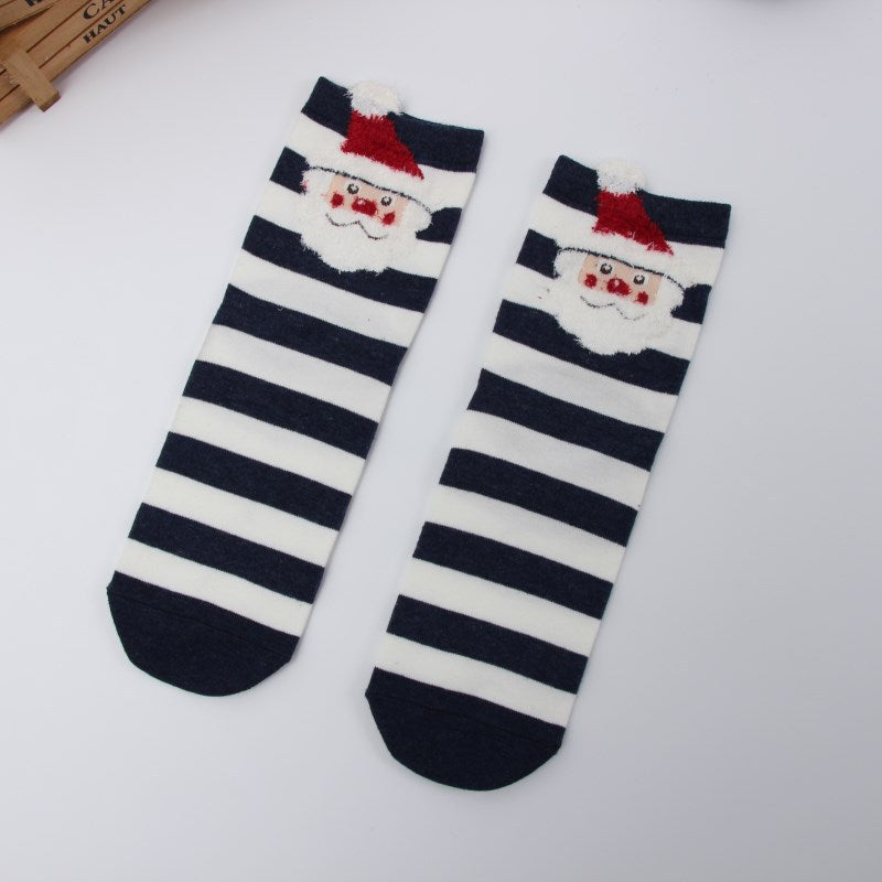 Colorful cotton red socks