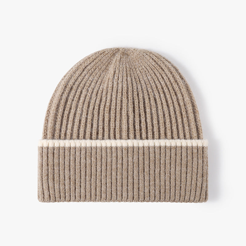 Simple Warm Thickened Knitted Hat