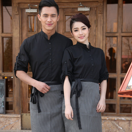Coffee Shop Autumn And Winter Clothes Hotpot Restaurant Long Sleeve