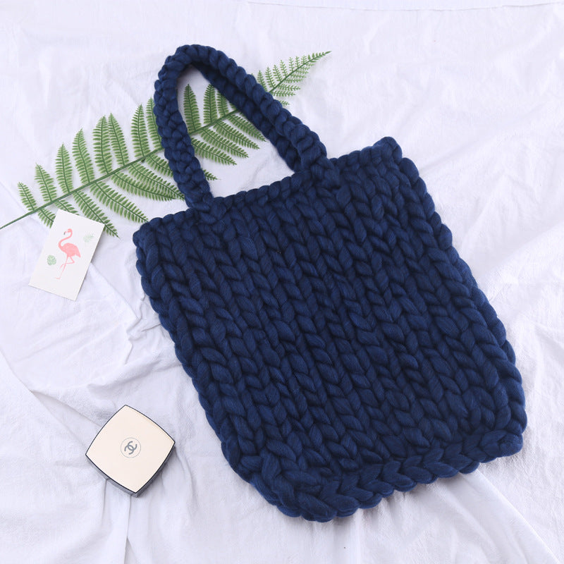 Solid Color Handmade Crochet All Match