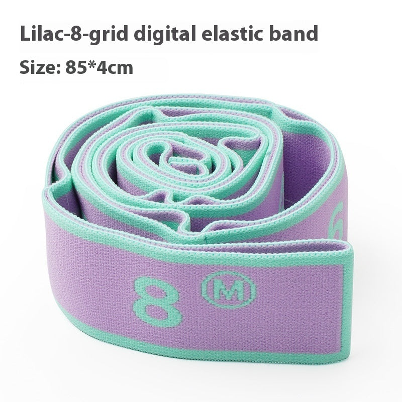 Children's Adult Digital Eight-grid Latin Dance Yoga Stretch Belt