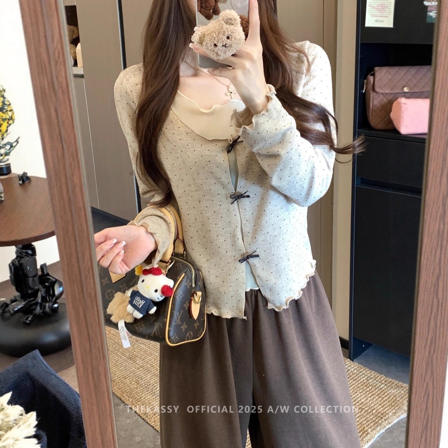 Autumn New Women's Fashion Design Slim-fit Short Top