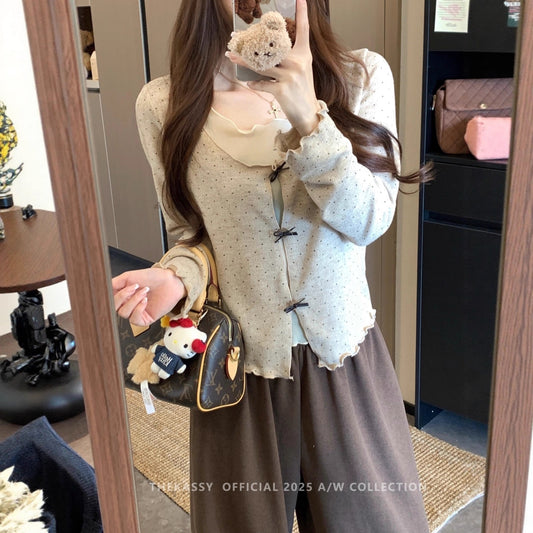 Autumn New Women's Fashion Design Slim-fit Short Top