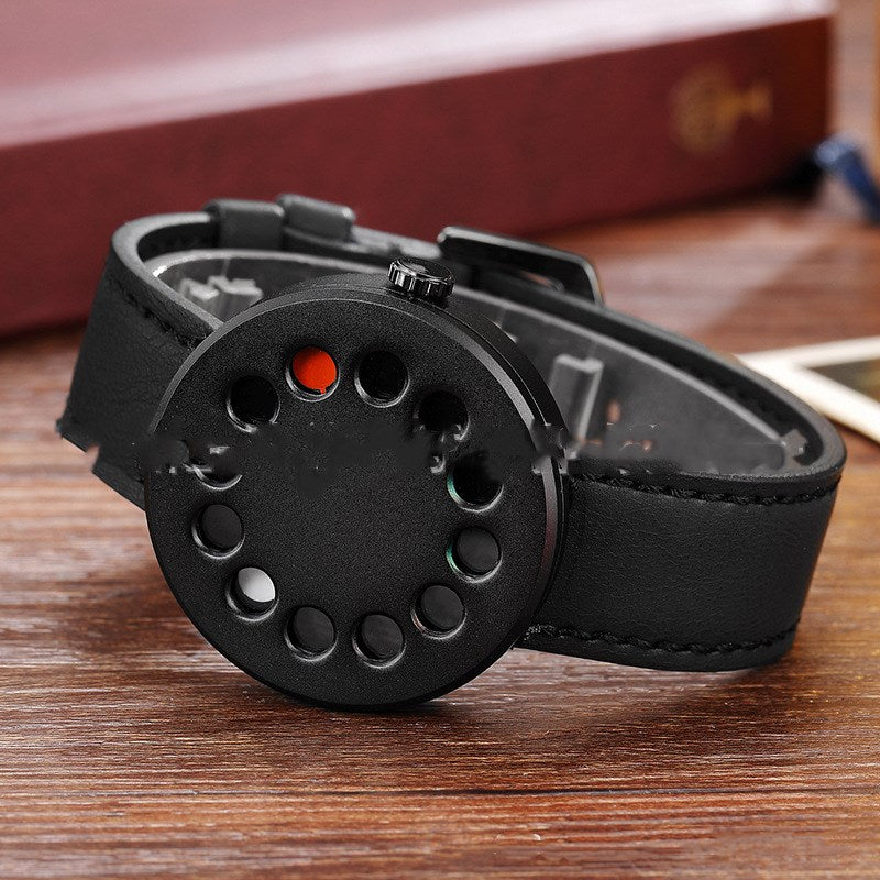 Double-sided hollow belt watch all-match quartz watch