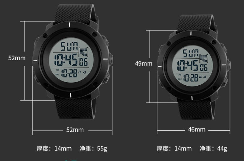 Best selling explosions outdoor men's watch multi-function sports big dial male student table