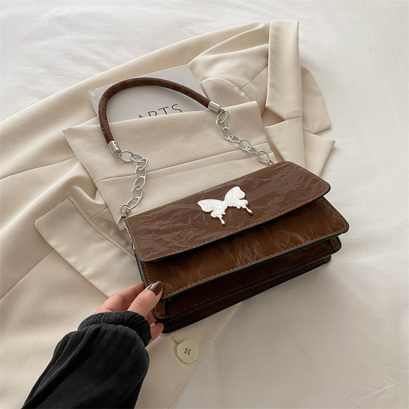 Diamond Chain Simple Shoulder Messenger Bag