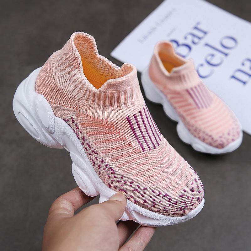 Lightweight And Breathable Socks And Shoes For Girls