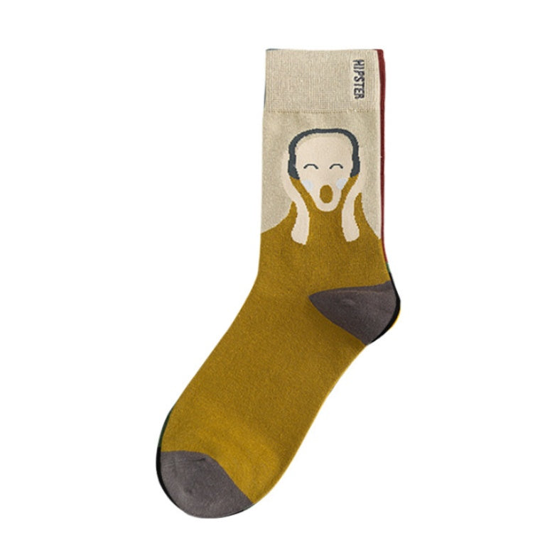 Personality and creativity hit color cotton socks