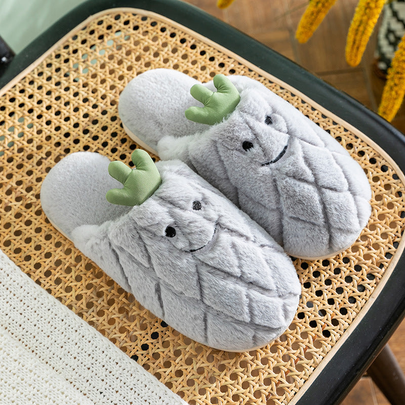 Home non-slip cotton slippers