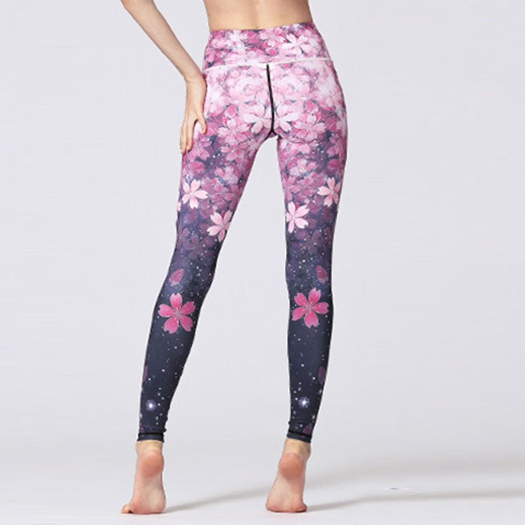Popular nine point yoga pants in Europe and America
