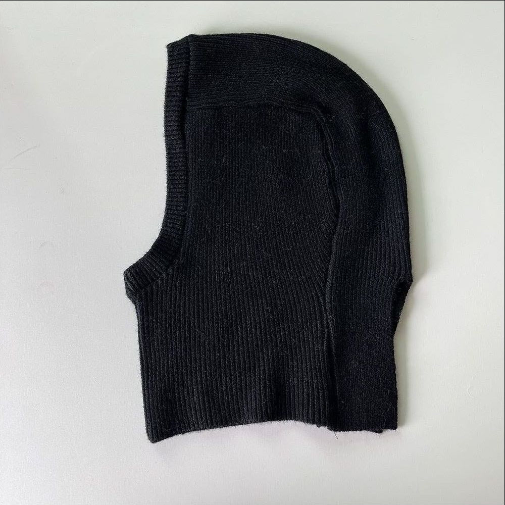 Women's Warm Integrated Bib Knitted Hat