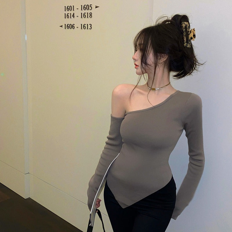 Hot Girl Niche Knitted Sweater Top